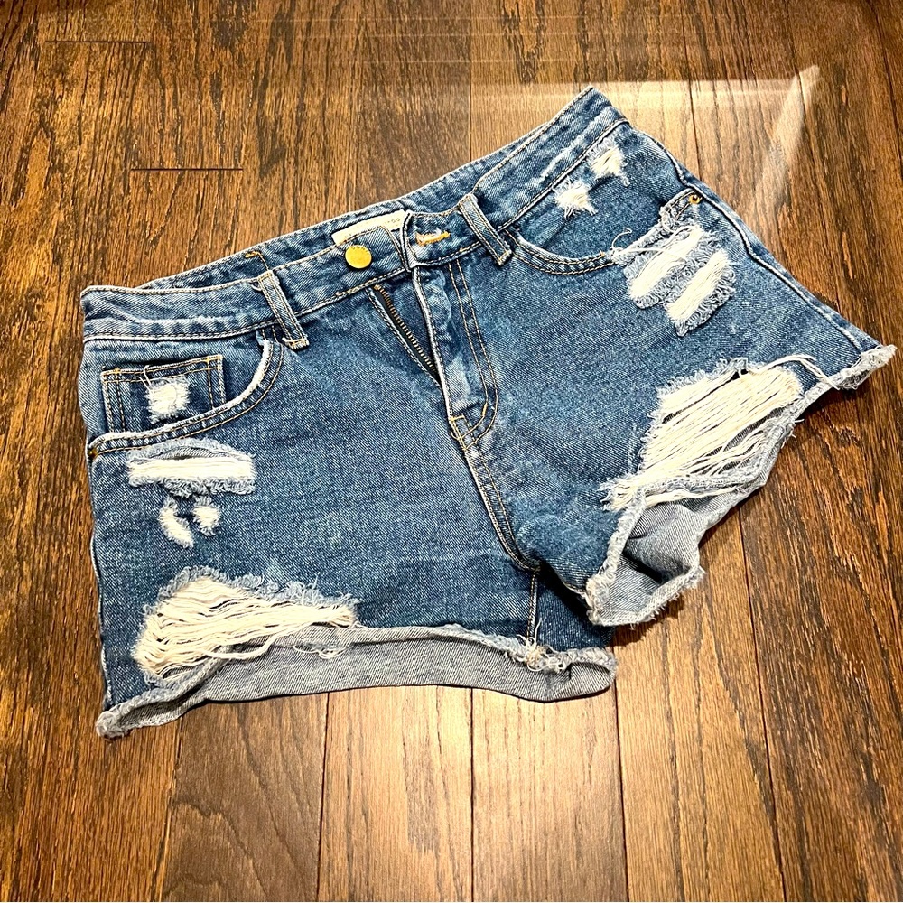 Jean Shorts High-Waisted